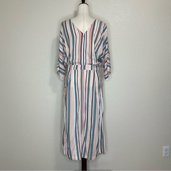 NWOT Roxy Run the Road 3/4 Sleeve Midi Dress - Picture 9 of 13